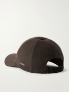 Zegna - Oasi Logo-Detailed Linen Baseball Cap - Brown