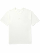 Nike - Premium Essentials Logo-Embroidered Cotton-Jersey T-Shirt - White