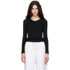FLORE FLORE Black Jill Longsleeve T-shirt