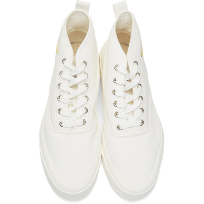 Maison Kitsune White Kool Fox Sneakers Maison Kitsune