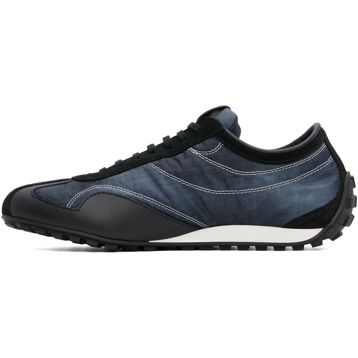 BALMAIN Black & Blue Racing Sneakers