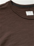 Rag & Bone - Classic Flame Slub Cotton-Jersey T-Shirt - Brown