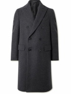 Caruso - Double-Breasted Wool and Cashmere-Blend Coat - Gray