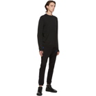 Boss Black Wool Ranco Long Sleeve T-Shirt