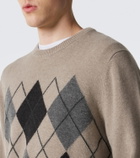 Arch4 Mr Hambley argyle cashmere sweater
