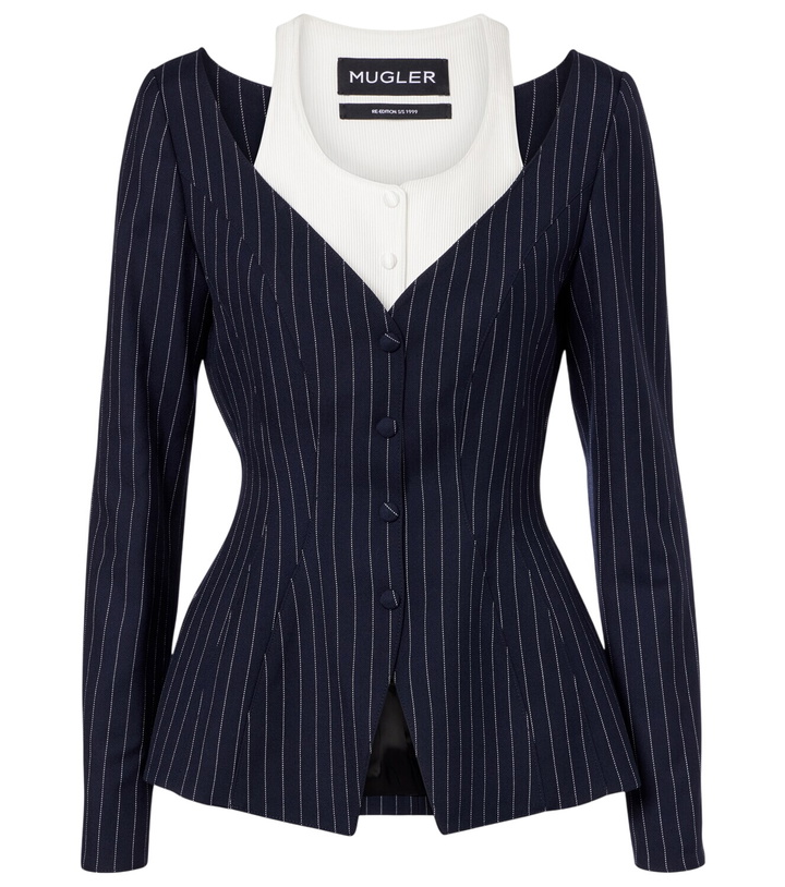 Photo: Mugler re/edit Les Salades wool jacket