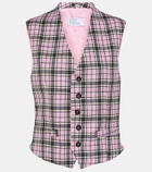 Giuseppe di Morabito Checked wool vest