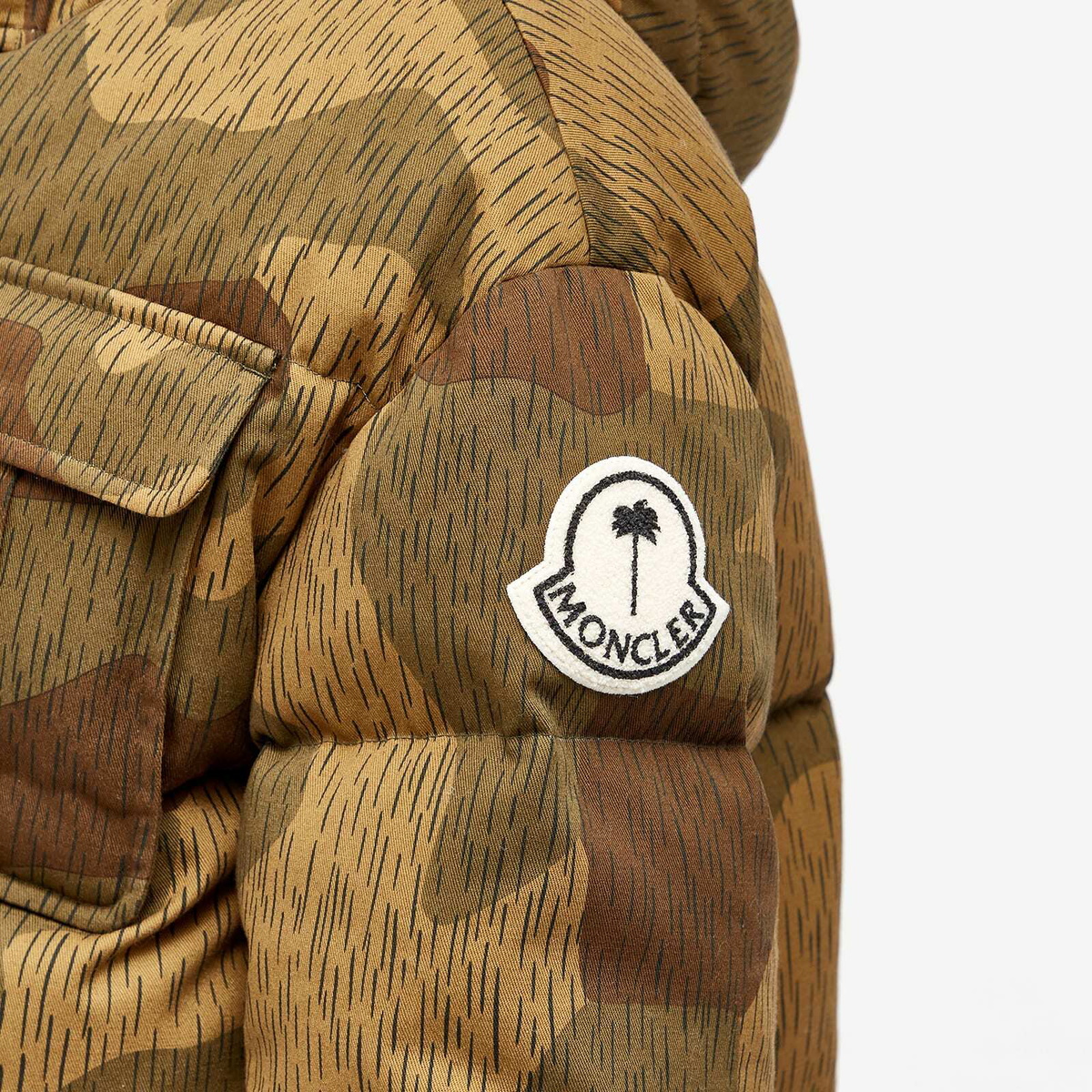 Moncler Women's Genius x Palm Angels Mandelbrot Long Parka Jacket