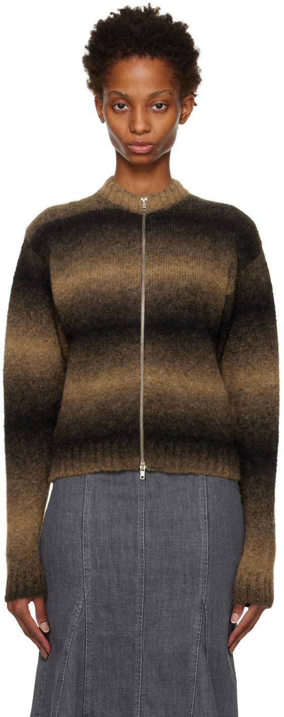 Paloma Wool Brown Zip Sweater Paloma Wool