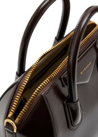 Givenchy Antigona Small Leather top Handle bag - Chocolate - One Size