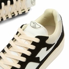 Stepney Workers Club Men's Pearl S-Strike Suede Leather Sneaker in Black White