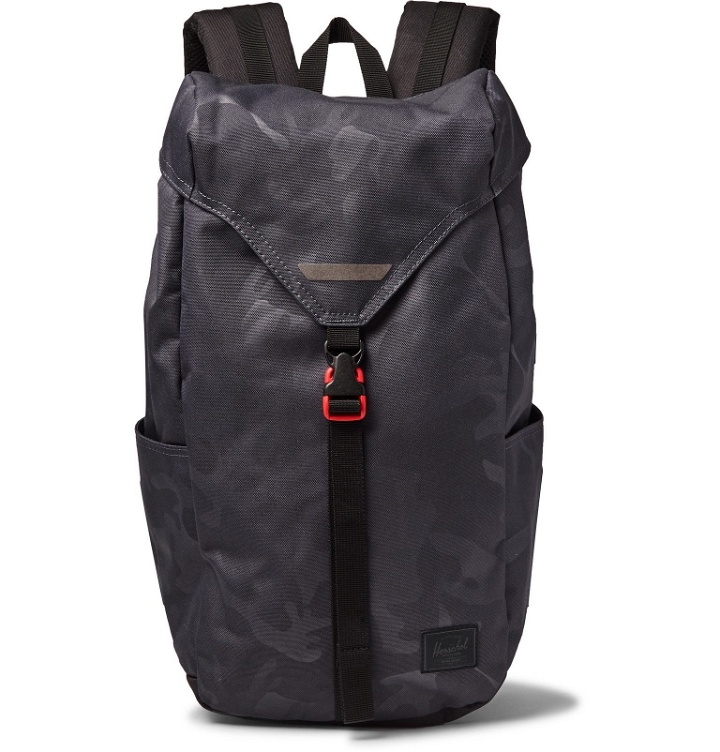 Photo: Herschel Supply Co - Thompson Camouflage-Print Canvas Backpack - Gray