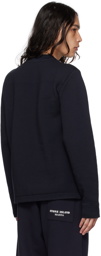 Stone Island Navy Crewneck Sweatshirt