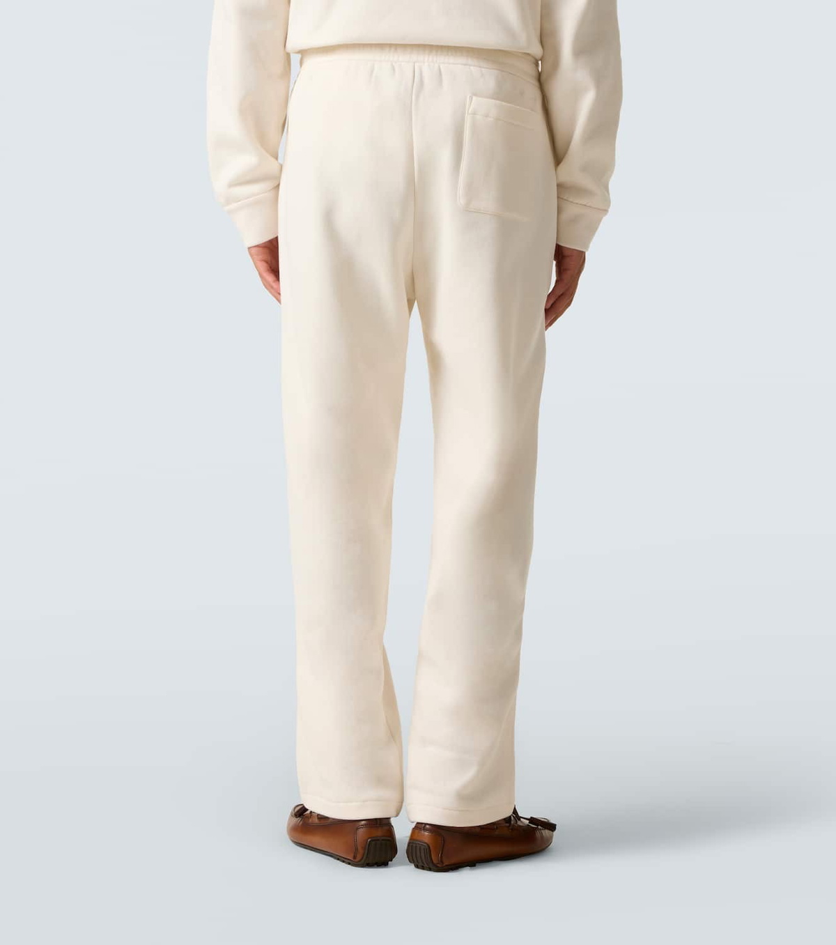 Ralph Lauren Purple Label Cotton and cashmere straight pants