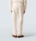 Ralph Lauren Purple Label Cotton and cashmere straight pants