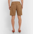 Folk - Linen And Cotton-Blend Drawstring Shorts - Tan