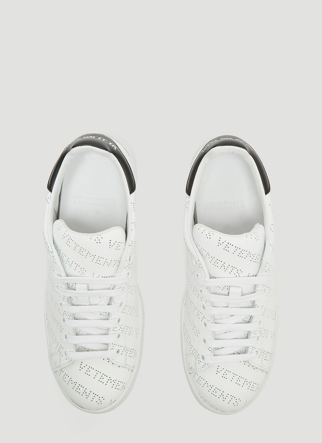 Vetements Perforated Logo Sneakers