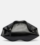 McQueen Manta Small leather clutch