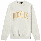 Dickies Men's Aitkin College Logo Crew Sweat in Gym/Honey Gold