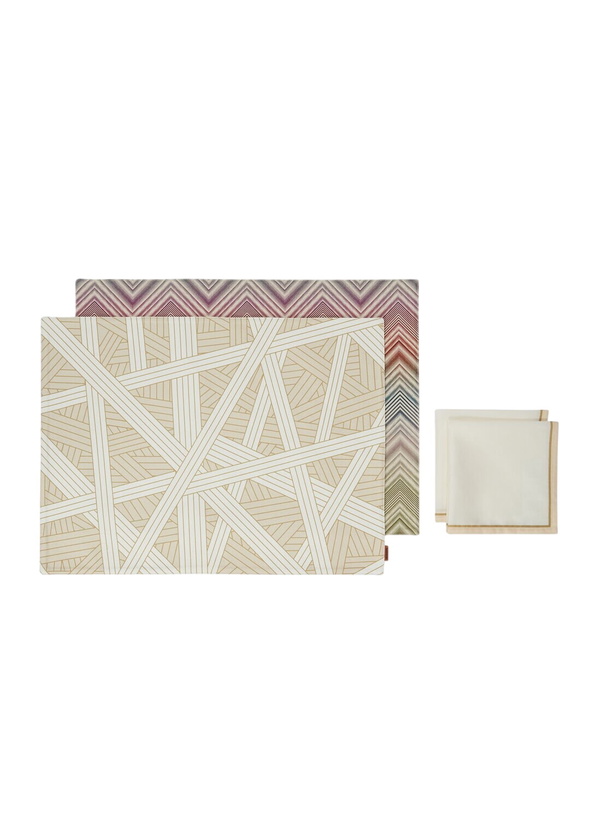 Photo: Missoni Set Of Marea and Nastri Placemat And Napkin