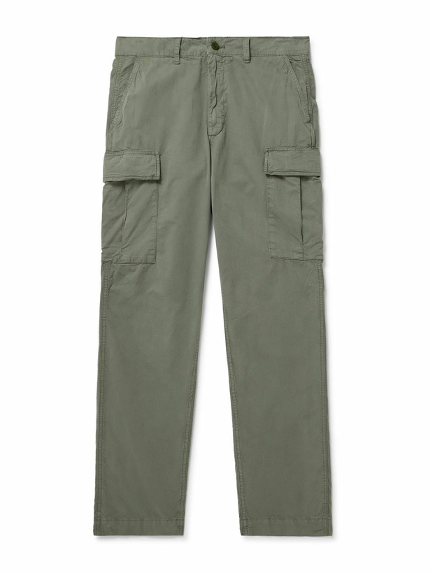 Photo: Hartford - Tapered Cotton-Drill Cargo Trousers - Green