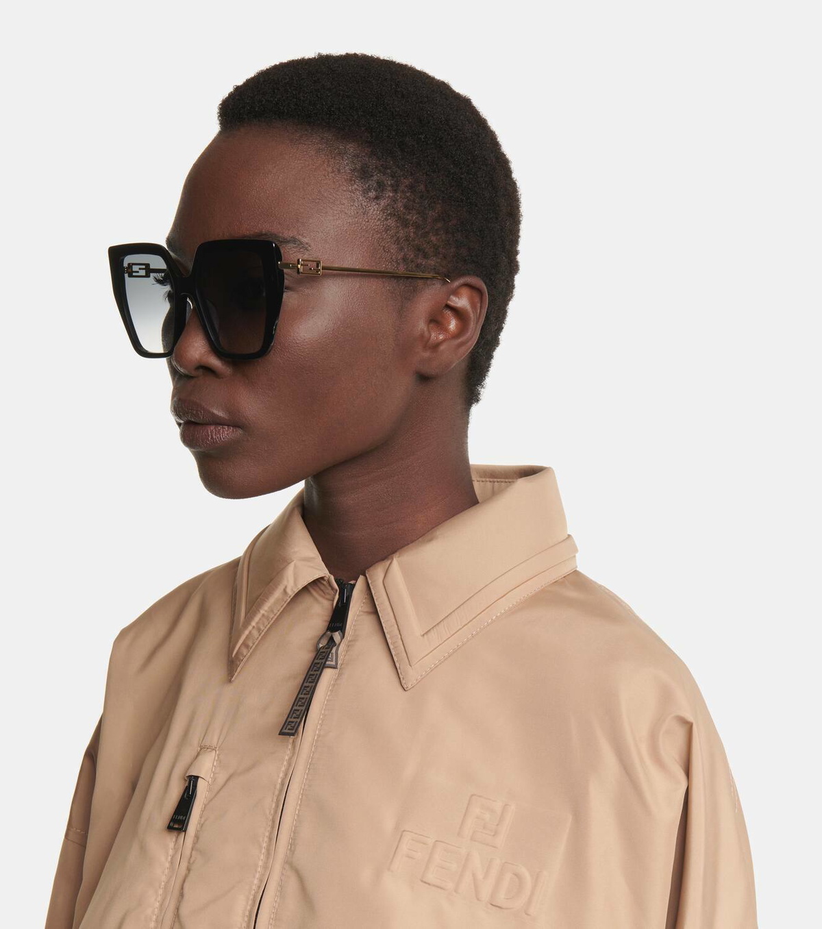 Fendi Baguette oversized sunglasses