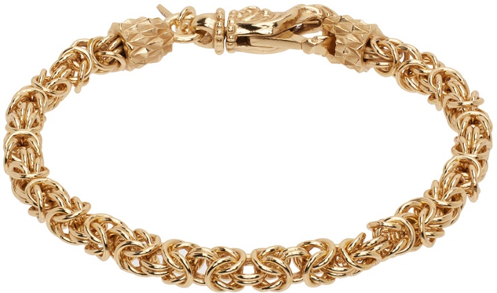 Photo: Emanuele Bicocchi Gold Byzantine Chain Bracelet