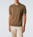 Kiton Cotton half-zip polo shirt