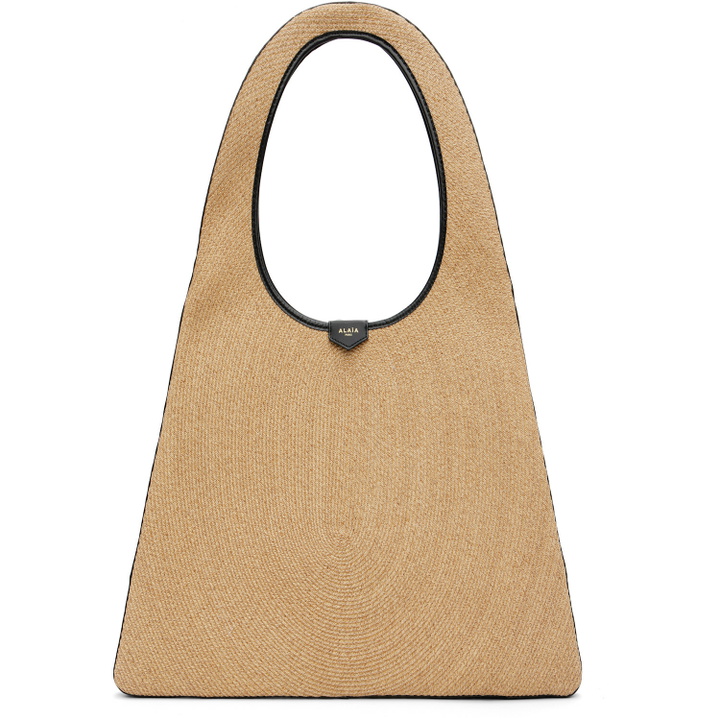 Photo: ALAÏA Beige One Piece Paper Straw Tote