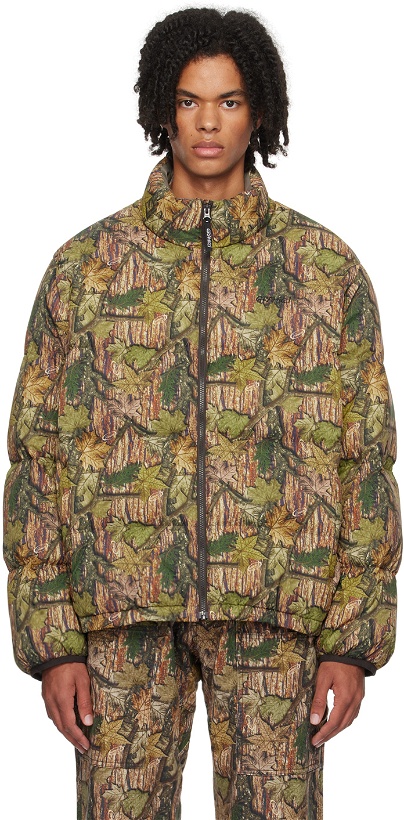 Photo: Gramicci Brown Quilted Down jacket