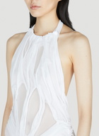 DI PETSA Wet Look Mini Dress