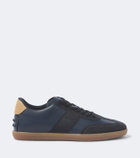 Tod's Tabs leather and suede sneakers