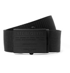 Maison Margiela - 3cm Black Webbing Belt - Men - Black