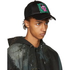 McQ Alexander McQueen Black Bunny Trucker Cap