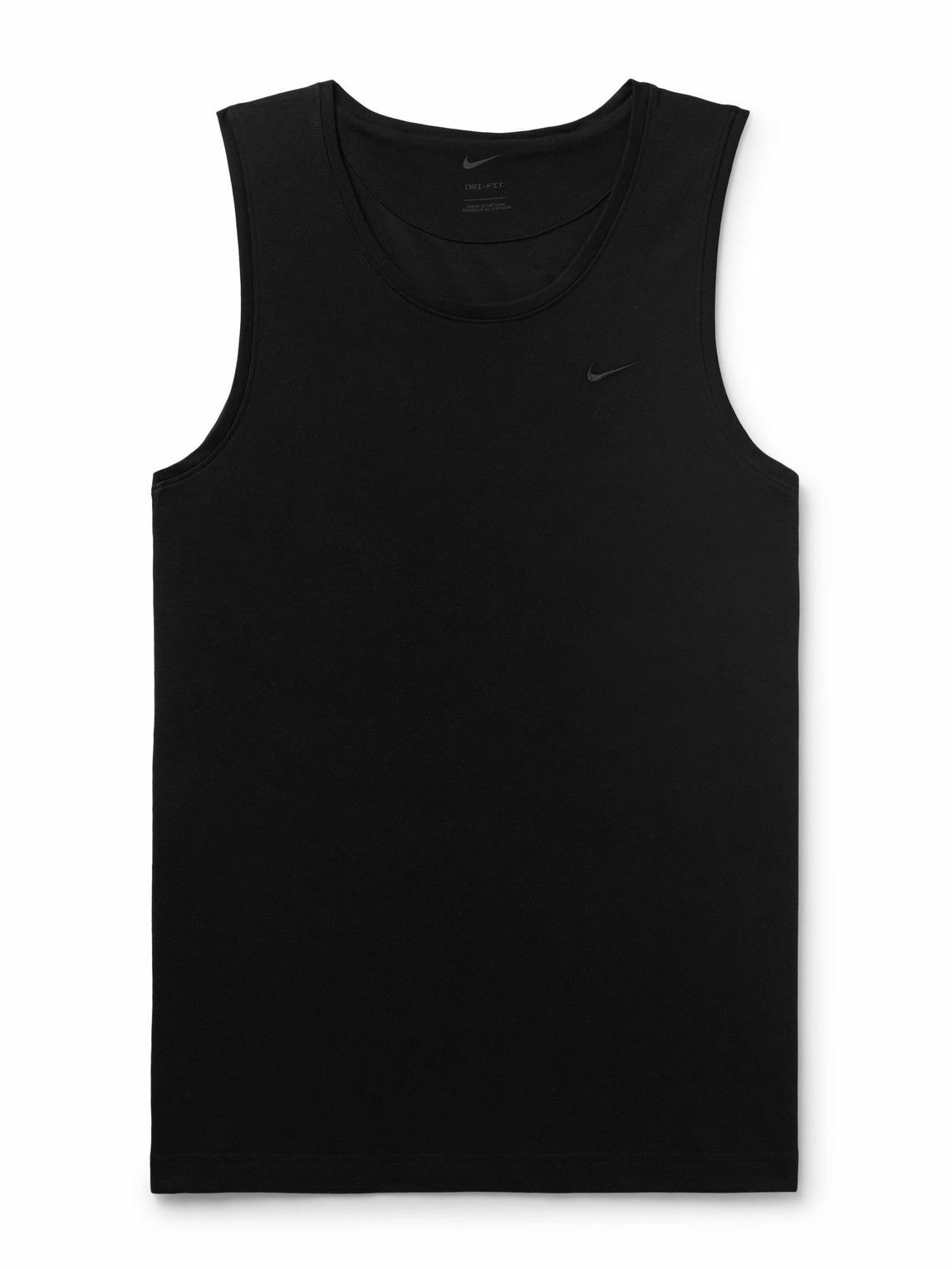 Photo: Nike Training - Primary Logo-Embroidered Dri-FIT Tank Top - Black