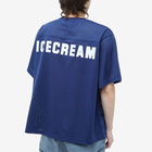 ICECREAM Men's Mesh Football Jersey in Navy