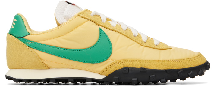Photo: Nike Yellow Waffle Racer Sneakers