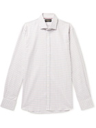 Purdey - Checked Cotton Shirt - White
