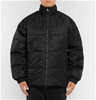 Y-3 - Oversized Reversible Logo-Detailed Quilted Shell Jacket - Black