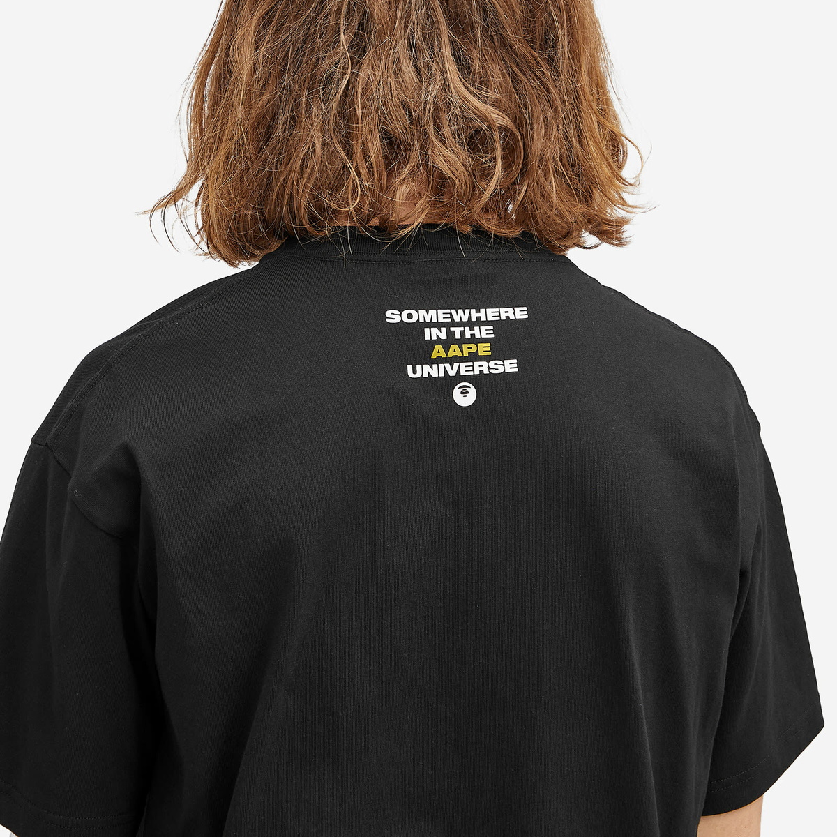 Men's AAPE Skate Stamp T-Shirt in Black