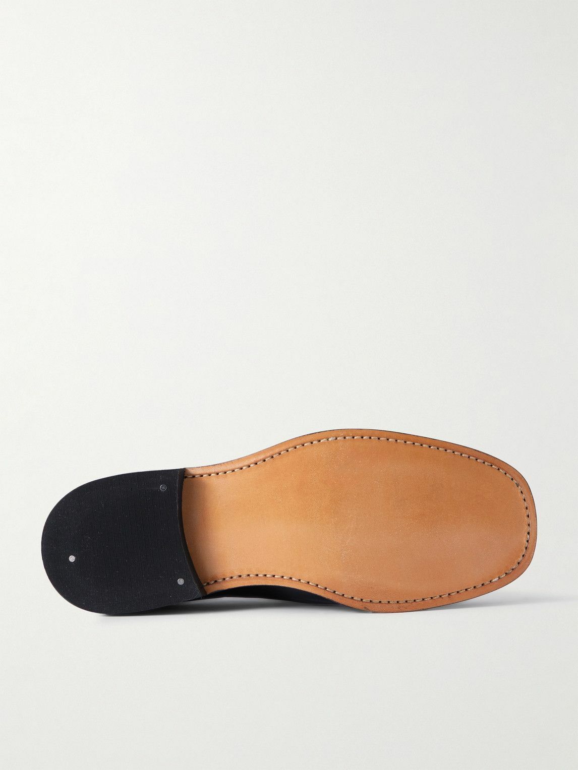 Our Legacy - Emporio Armani Sentiero Embellished Leather Loafers