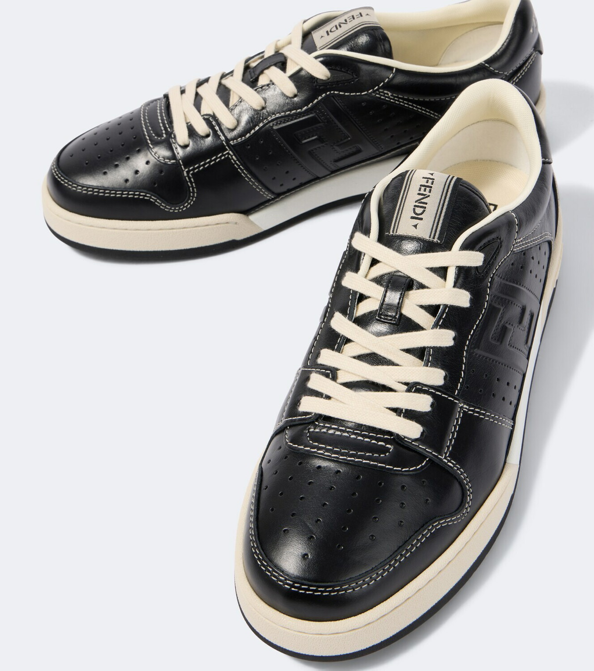Fendi Fendi Match leather sneakers