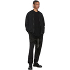 Julius Black Draped T-Shirt