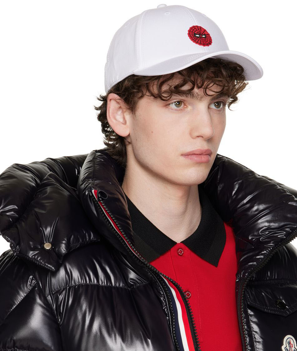 Moncler White Spider-Man Cap Moncler