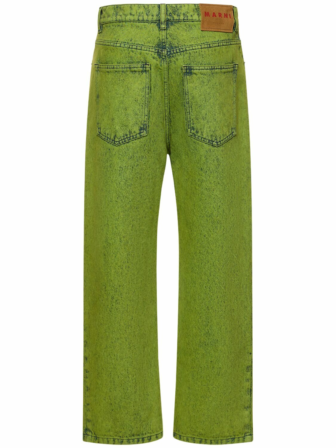 Marni Stripe Print Denim Jeans