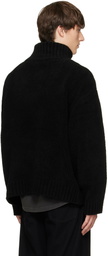 mastermind JAPAN Black Cashmere Turtleneck