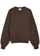 Khaite Margaux Cashmere Jumper Dark Brown