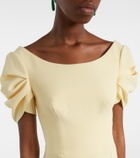 Safiyaa Vanna draped crêpe gown