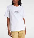 Victoria Beckham Slogan cotton jersey T-shirt