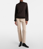 Khaite Finley cropped straight jeans